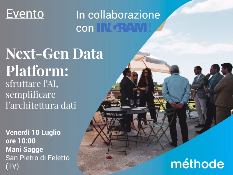 10/07/26 Next-Gen Data Platform: sfruttare l’AI, semplificare l’architettura dati